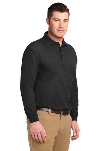 Port Authority® Silk Touch™ Long Sleeve Polo - Image 4