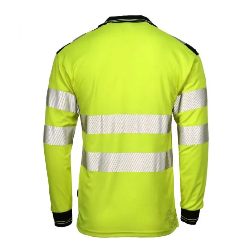 Portwest T184 Class 3 HiVis Long Sleeve Polo Safety Shirt