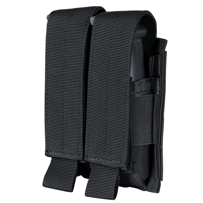 Condor DOUBLE PISTOL MAG POUCH - Black