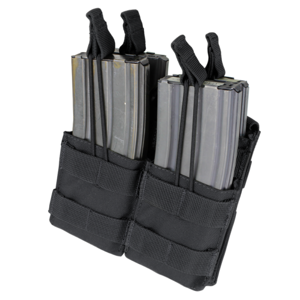 Condor DOUBLE STACKER M4 MAG POUCH - Black