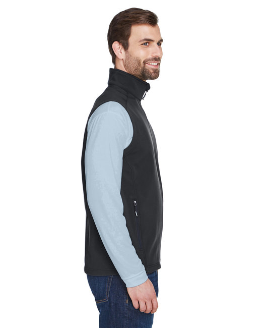 CORE365 Men's Cruise Two-Layer Fleece Bonded Soft Shell Vest - Image 3
